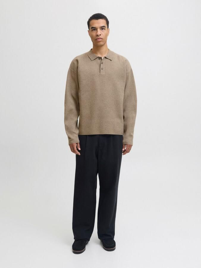 Jack & Jones Premium Gebreide pullover met polokraag model 'BLABRADFORT' - Foto 3