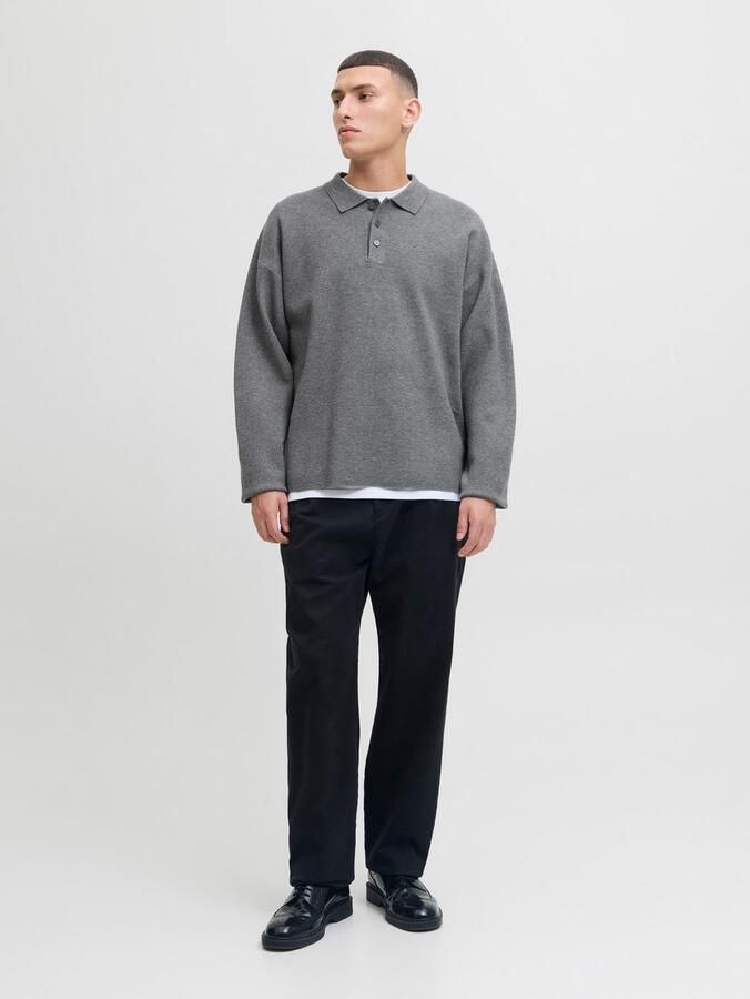 Jack & Jones Premium Gebreide pullover met polokraag model 'BLABRADFORT' - Foto 7