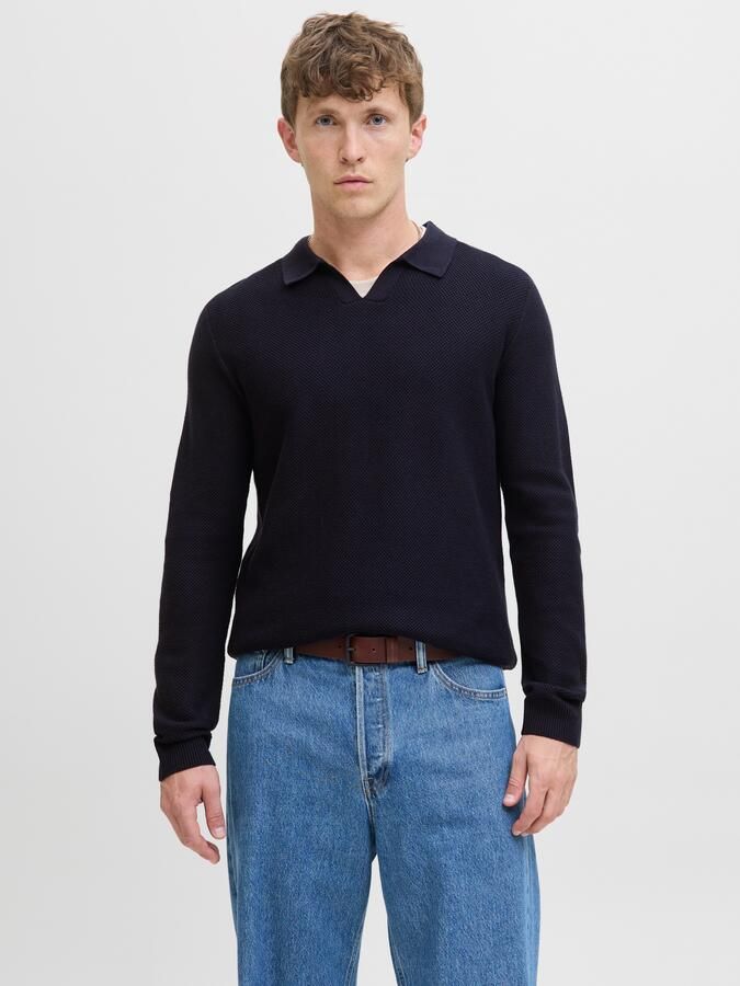 Jack & Jones Premium Gebreide pullover met ribboorden model 'EASTON' - Foto 6