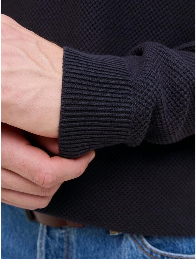 Jack & Jones Premium Gebreide pullover met ribboorden model 'EASTON' - Foto 2