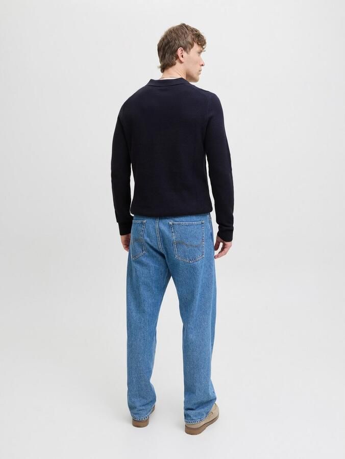 Jack & Jones Premium Gebreide pullover met ribboorden model 'EASTON' - Foto 5