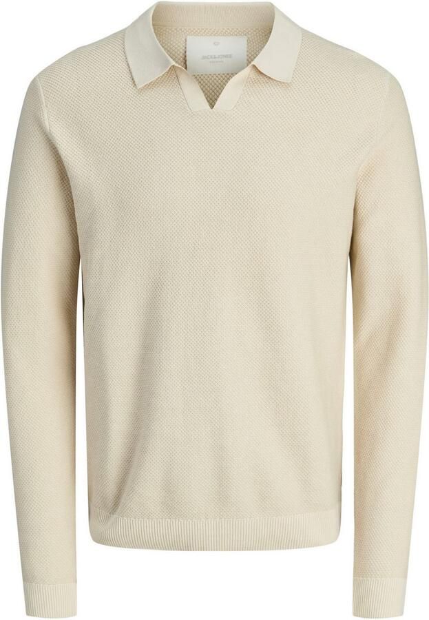 Jack & Jones Premium Gebreide pullover met ribboorden model 'EASTON' - Foto 14