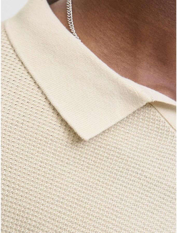 Jack & Jones Premium Gebreide pullover met ribboorden model 'EASTON' - Foto 3
