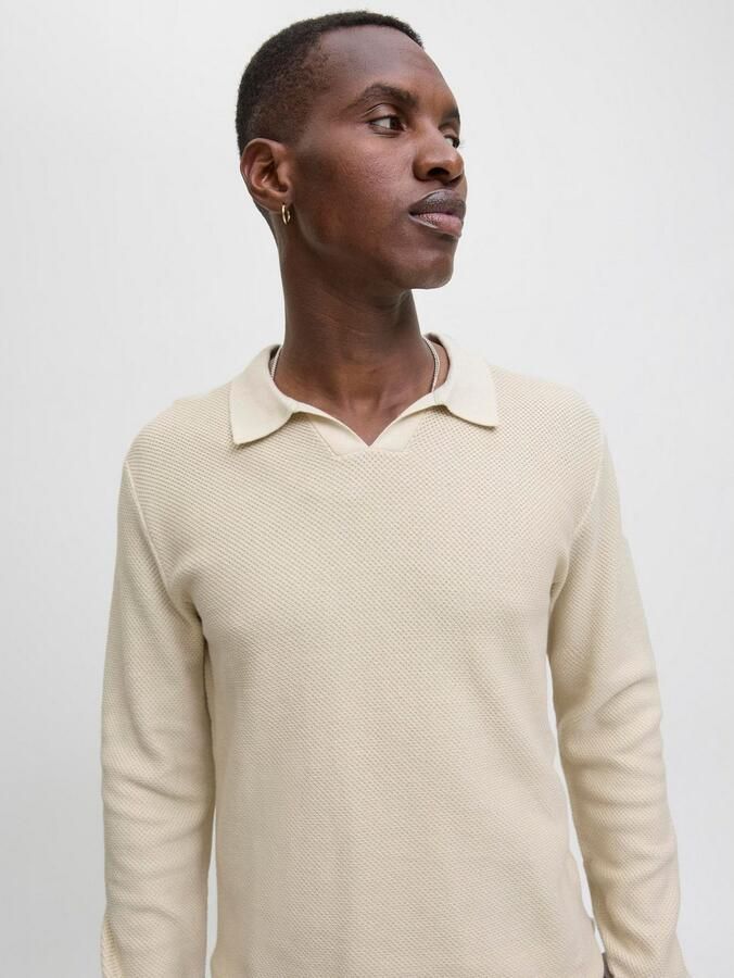 Jack & Jones Premium Gebreide pullover met ribboorden model 'EASTON' - Foto 10