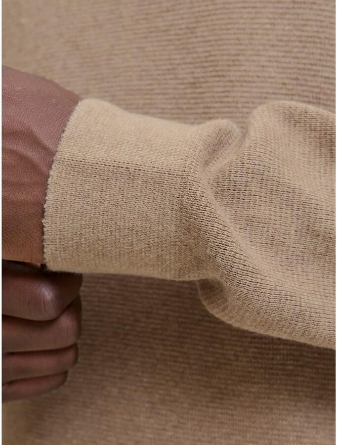 Jack & Jones Trui met polokraag JPRBLAMILANO STITCH KNIT ZIP POLO SN - Foto 2