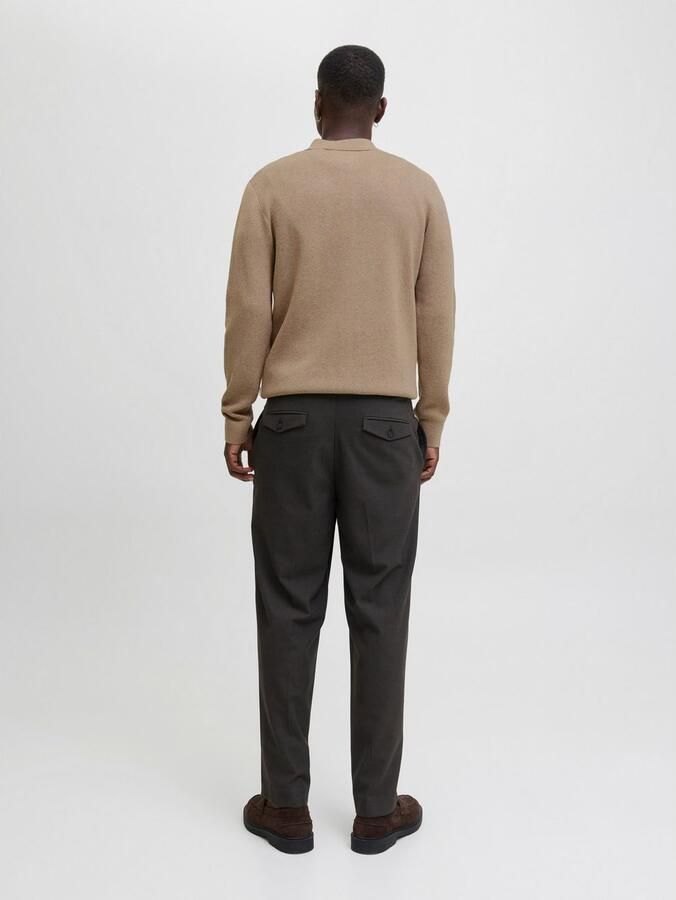 Jack & Jones Trui met polokraag JPRBLAMILANO STITCH KNIT ZIP POLO SN - Foto 6