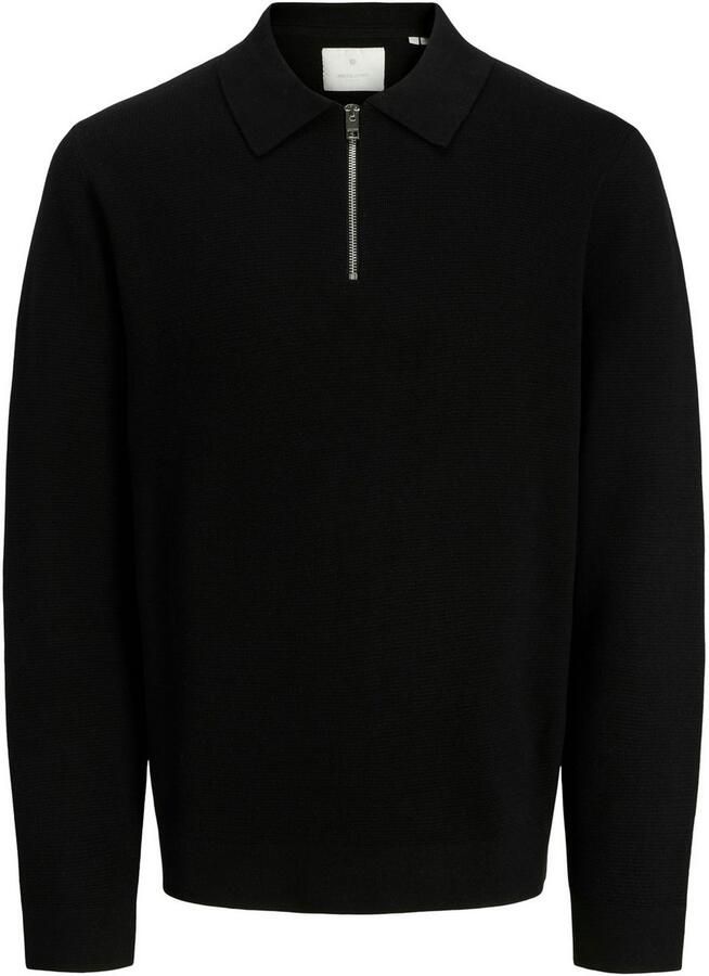 Jack & Jones Trui met polokraag JPRBLAMILANO STITCH KNIT ZIP POLO SN - Foto 6