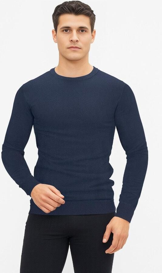 Jack & jones Pullover Jack Jones Emil Knit Noos Blauw Heren - Foto 4