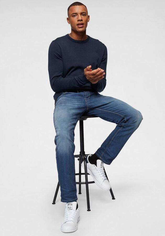 Jack & Jones Trui met ronde hals JJEBASIC met ronde hals ideaal voor werk en vrije tijd - Foto 7