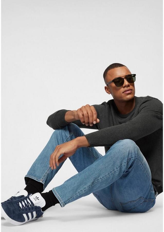 Jack & Jones Trui met ronde hals JJEBASIC met ronde hals ideaal voor werk en vrije tijd - Foto 5