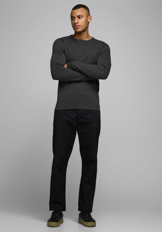 Jack & Jones Trui met ronde hals JJEBASIC met ronde hals ideaal voor werk en vrije tijd - Foto 7