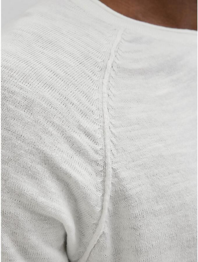 Jack & jones Shirt met lange mouwen en geribde ronde hals model 'BREEZE'