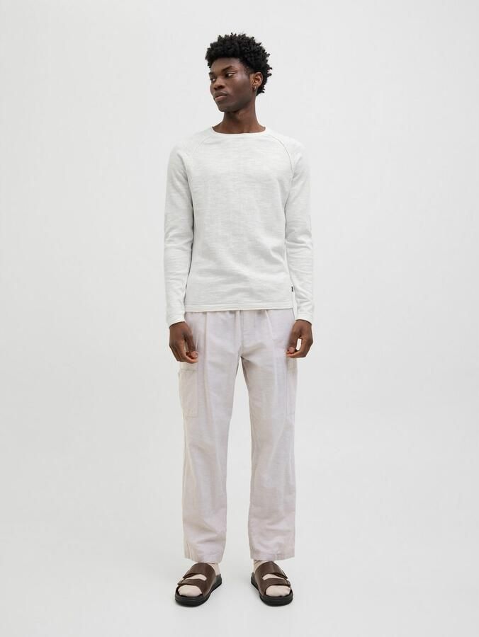 Jack & jones Shirt met lange mouwen en geribde ronde hals model 'BREEZE' - Foto 6