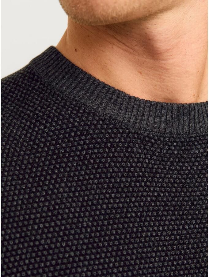 Jack & Jones Trui met ronde hals JJEGLOBE KNIT CREW NECK NOOS - Foto 3