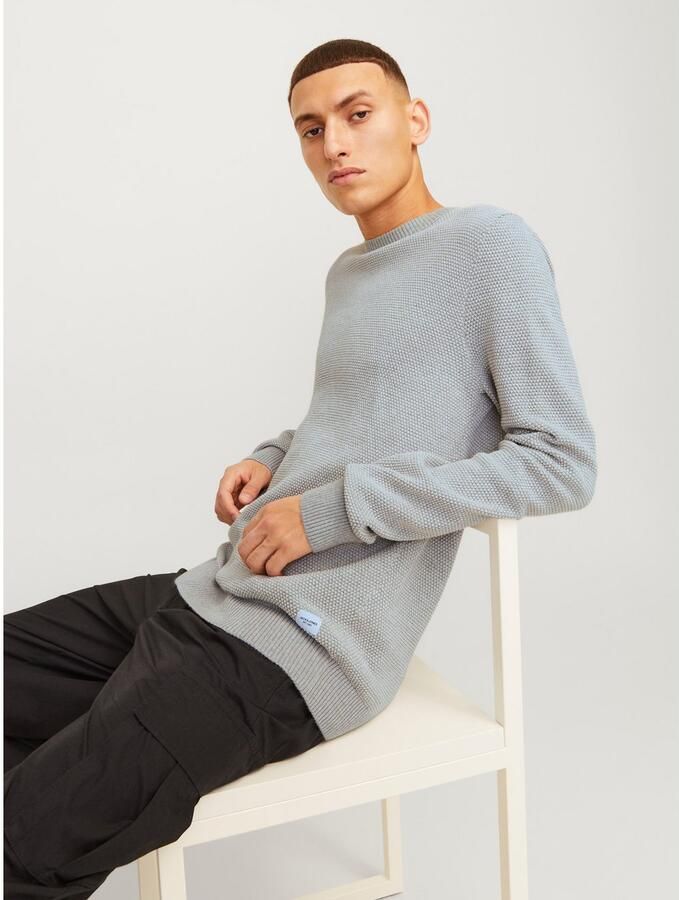Jack & Jones Trui met ronde hals JJEGLOBE KNIT CREW NECK NOOS - Foto 3
