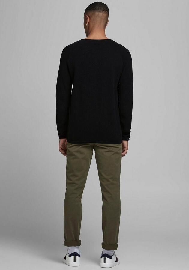 Jack & Jones Trui met ronde hals JJEHILL Effen trui met aangenaam draagcomfort - Foto 12