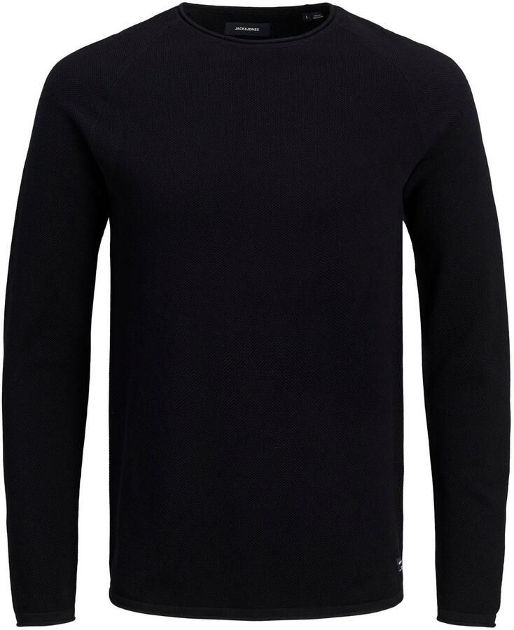 Jack & Jones Trui met ronde hals JJEHILL Effen trui met aangenaam draagcomfort