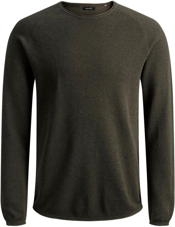 Jack & Jones Trui met ronde hals JJEHILL Effen trui met aangenaam draagcomfort