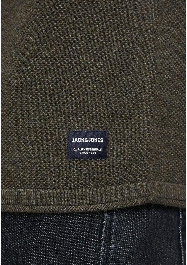 Jack & Jones Trui met ronde hals JJEHILL Effen trui met aangenaam draagcomfort - Foto 3
