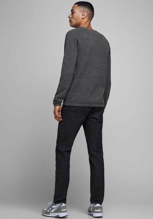 Jack & Jones Trui met ronde hals JJEHILL Effen trui met aangenaam draagcomfort - Foto 6