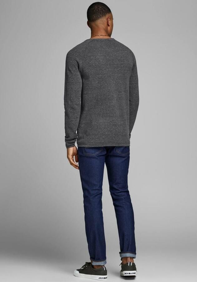 Jack & Jones Trui met ronde hals JJEHILL Effen trui met aangenaam draagcomfort - Foto 7