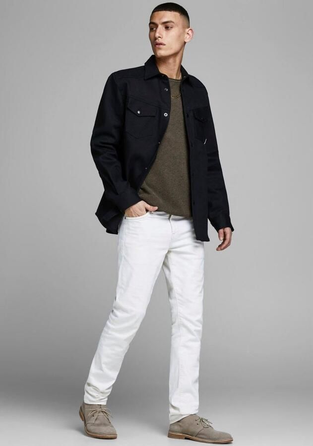 Jack & Jones Trui met ronde hals JJEHILL Effen trui met aangenaam draagcomfort - Foto 8