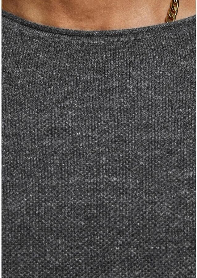 Jack & Jones Trui met ronde hals JJEHILL Effen trui met aangenaam draagcomfort - Foto 3
