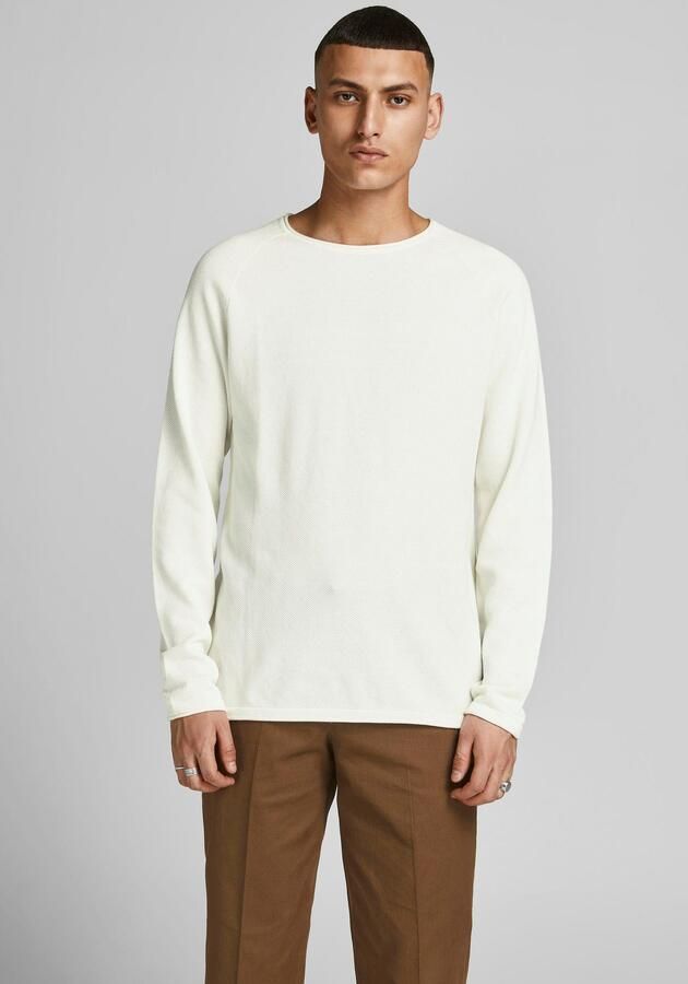 Jack & Jones Trui met ronde hals JJEHILL Effen trui met aangenaam draagcomfort - Foto 9