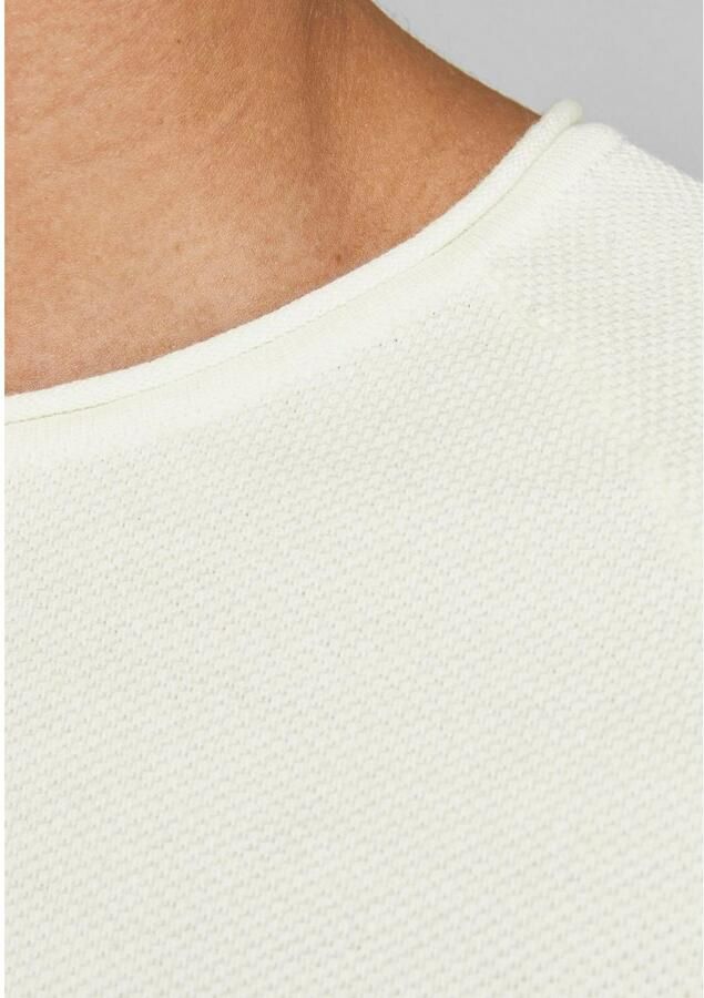 Jack & Jones Trui met ronde hals JJEHILL Effen trui met aangenaam draagcomfort - Foto 3