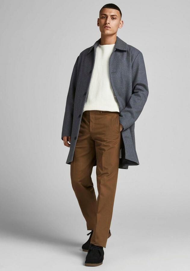 Jack & Jones Trui met ronde hals JJEHILL Effen trui met aangenaam draagcomfort - Foto 6