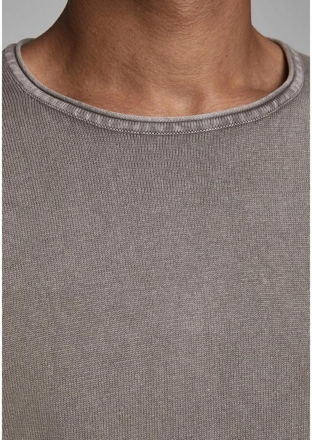Jack & Jones Trui met ronde hals JJELEO van onderhoudsvriendelijke katoenkwaliteit - Foto 2