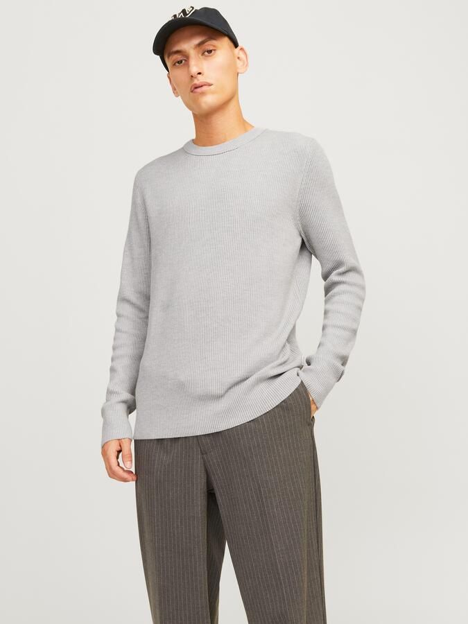 Jack & Jones Trui met ronde hals JJEPERFECT – Trui met onderhoudsvriendelijke kwaliteit structure fit - Foto 7