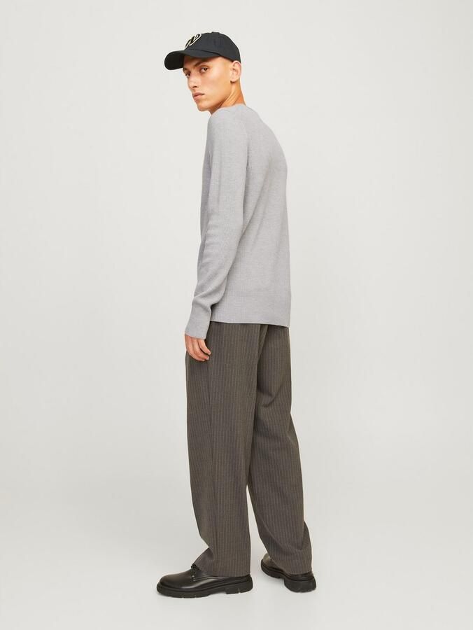 Jack & Jones Trui met ronde hals JJEPERFECT – Trui met onderhoudsvriendelijke kwaliteit structure fit - Foto 5