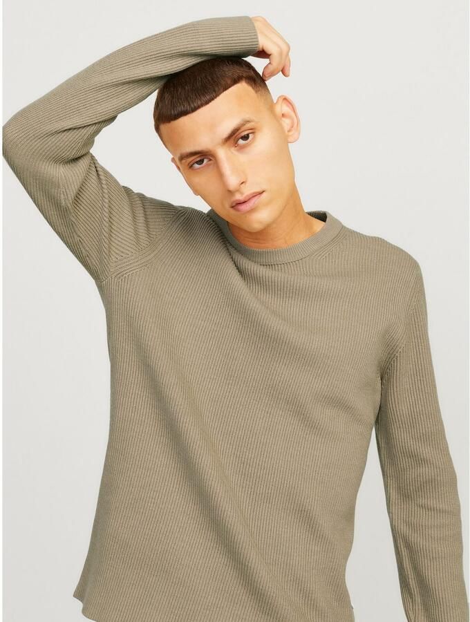 Jack & Jones Trui met ronde hals JJEPERFECT – Trui met onderhoudsvriendelijke kwaliteit structure fit - Foto 5
