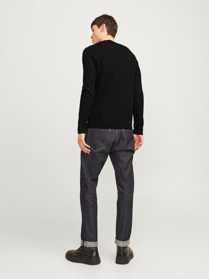 Jack & Jones Trui met ronde hals JJEPERFECT – Trui met onderhoudsvriendelijke kwaliteit structure fit - Foto 5