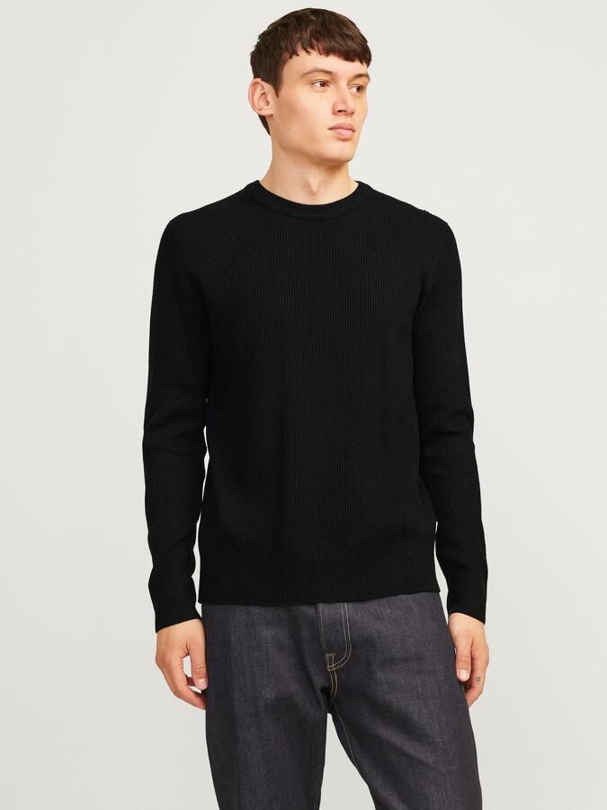 Jack & Jones Trui met ronde hals JJEPERFECT – Trui met onderhoudsvriendelijke kwaliteit structure fit - Foto 6