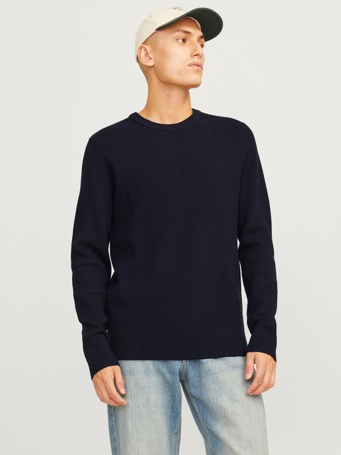 Jack & Jones Trui met ronde hals JJEPERFECT – Trui met onderhoudsvriendelijke kwaliteit structure fit - Foto 7