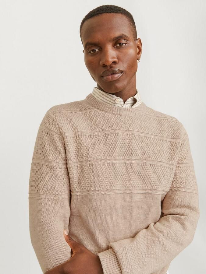 Jack & Jones Trui met ronde hals JJJERRY KNIT CREW NECK AW24 - Foto 3