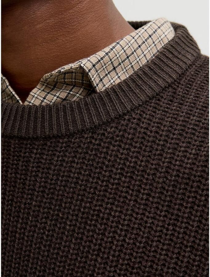 Jack & jones Gebreide pullover met ronde hals model 'KAITO'
