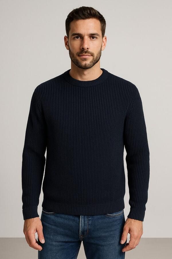 Jack & jones Gebreide pullover met ronde hals model 'KAITO' - Foto 7