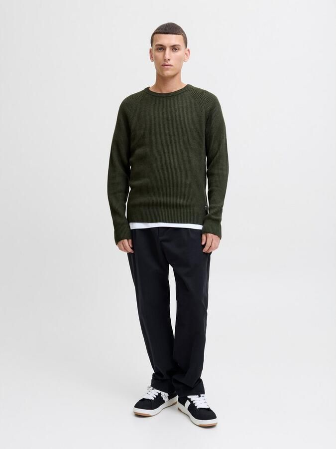Jack & Jones Trui met ronde hals JJPANNEL KNIT CREW NECK AW25 - Foto 5