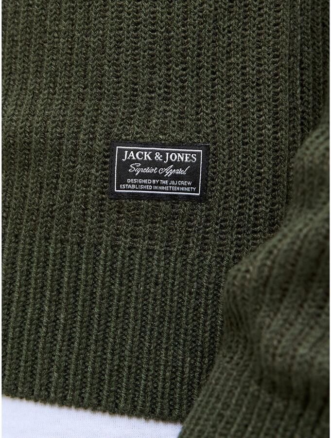 Jack & Jones Trui met ronde hals JJPANNEL KNIT CREW NECK AW25 - Foto 3