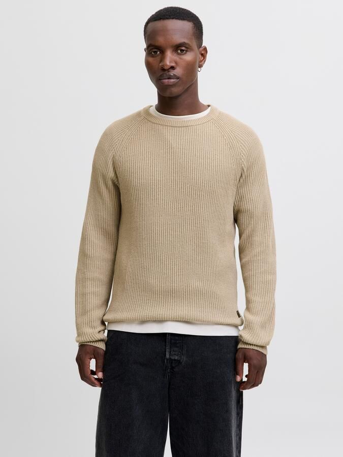 Jack & Jones Trui met ronde hals JJPANNEL KNIT CREW NECK AW25 - Foto 7