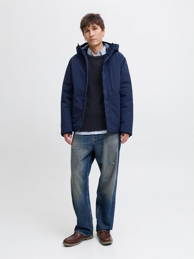 Jack & Jones Trui met ronde hals JJPANNEL KNIT CREW NECK AW25 - Foto 3