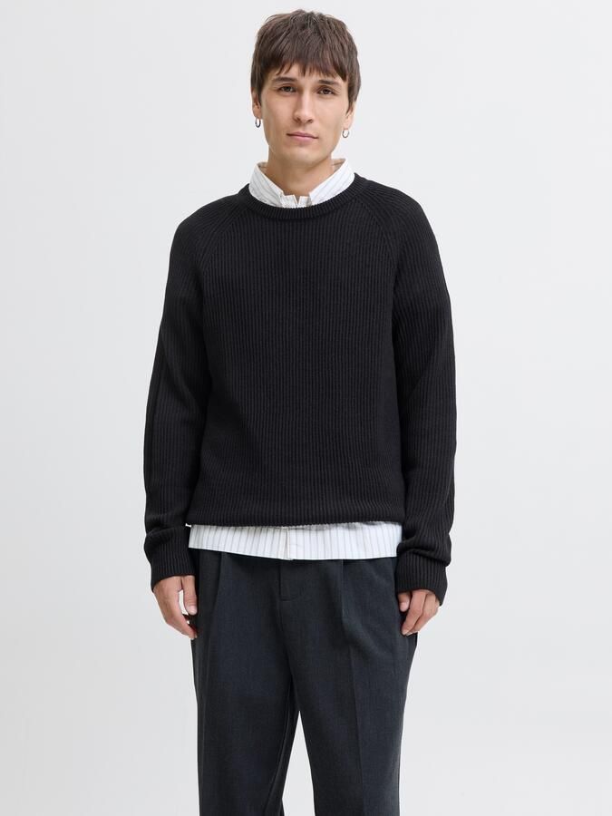 Jack & Jones Trui met ronde hals JJPANNEL KNIT CREW NECK AW25 - Foto 5