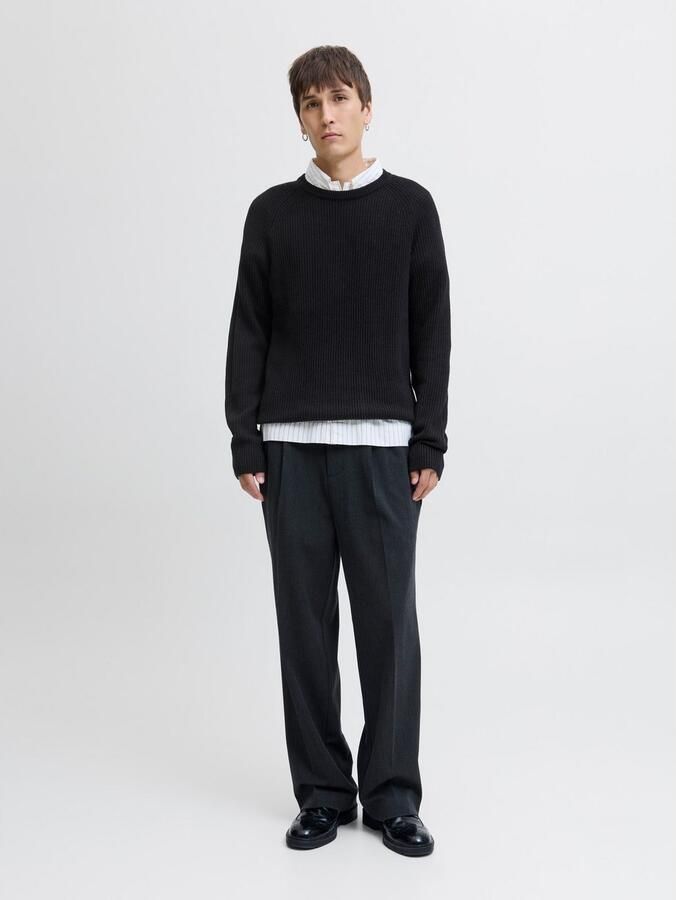 Jack & Jones Trui met ronde hals JJPANNEL KNIT CREW NECK AW25 - Foto 4