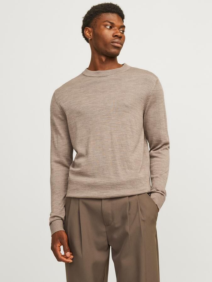 Jack & Jones Trui met ronde hals JPRBLAMARK MERINO KNIT CREW NECK LN