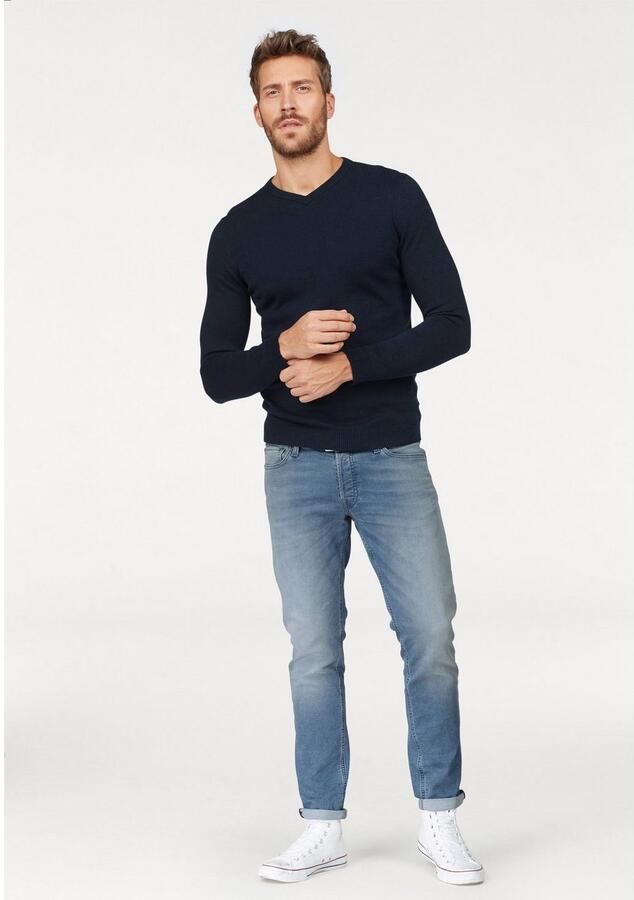 Jack & Jones Trui met V-hals JJEBASIC met V-hals ideaal voor herfst en dagelijks gebruik - Foto 3