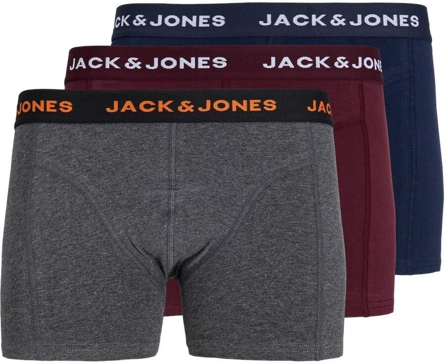 Jack & Jones Trunk JACBLACK – Boxershorts met stretch jersey en medium taille (set 3 stuks) - Foto 2