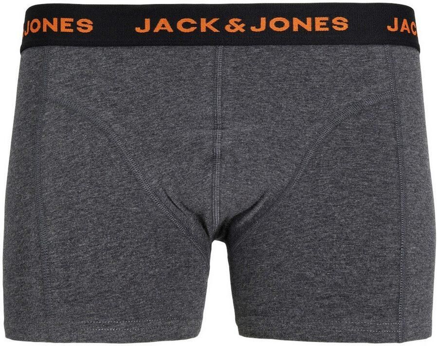 Jack & Jones Trunk JACBLACK – Boxershorts met stretch jersey en medium taille (set 3 stuks)